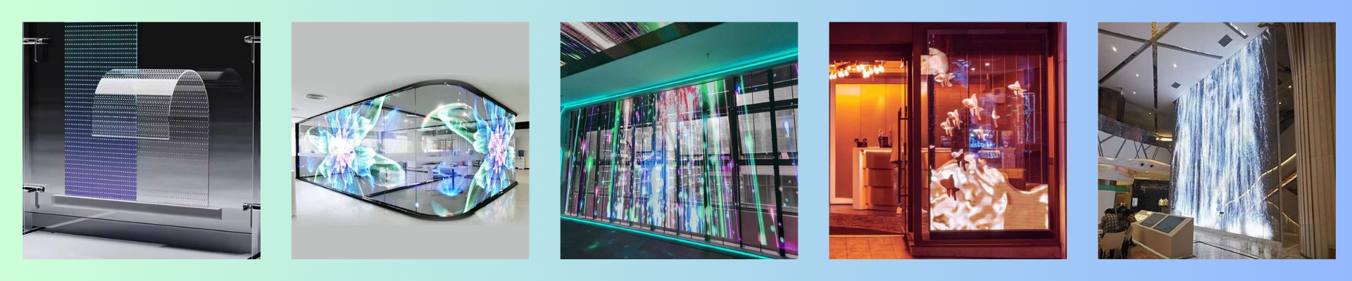 LED transparent display