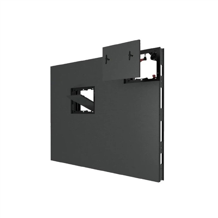 Where is the LED display socket hidden?
