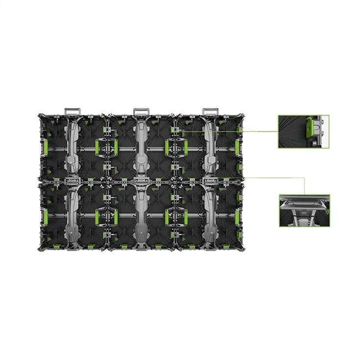 Where should the LED display axial flow fan be installed?